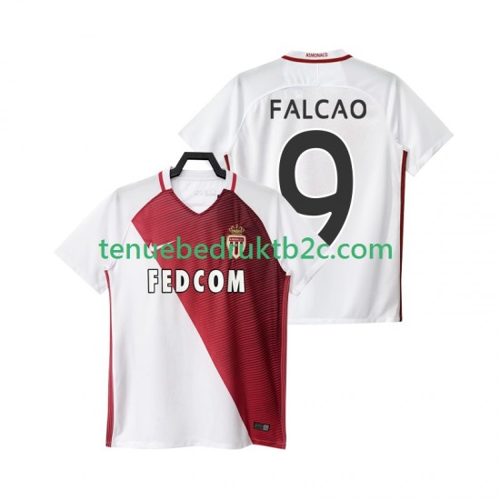 Thuisshirt AS Monaco FALCAO 9 2016 2017 Mannen S-S