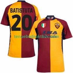 Thuisshirt Retro AS Roma Batistuta 20 2000 2001 Mannen S-S