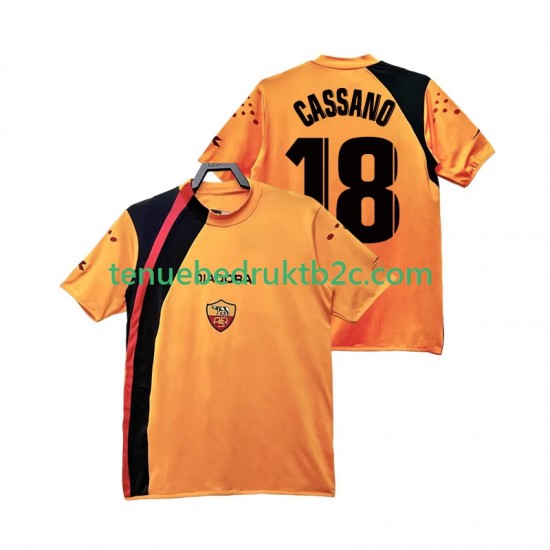 Thuisshirt Retro AS Roma CASSANO 18 2005 Mannen 2006 S-S