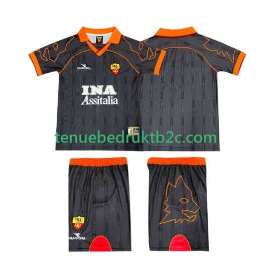 Uitshirt Retro AS Roma 2000 Voetbalteneu Kinderen 1999 S-S