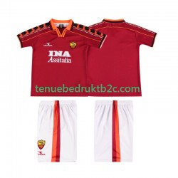 Thuisshirt Retro AS Roma Voetbalteneu Kinderen 1998 1999 S-S