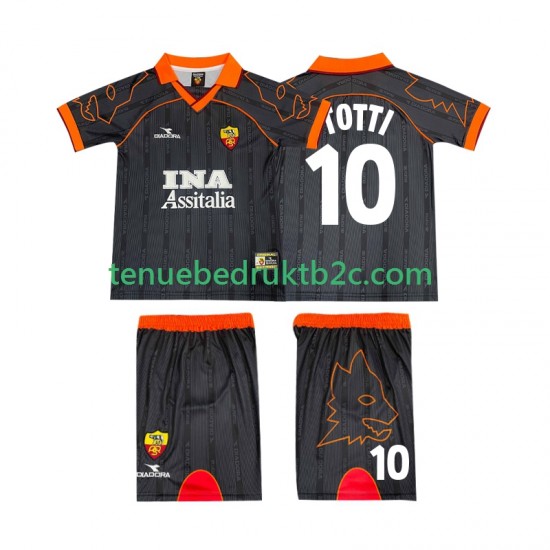 Uitshirt Retro AS Roma TOTTI 10 2000 Voetbalteneu Kinderen 1999 S-S