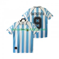 Thuisshirt Retro Argentinië BATISTUTA 9 1996 1997 Mannen S-S
