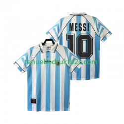 Thuisshirt Retro Argentinië Lionel Messi 10 1996 1997 Mannen S-S