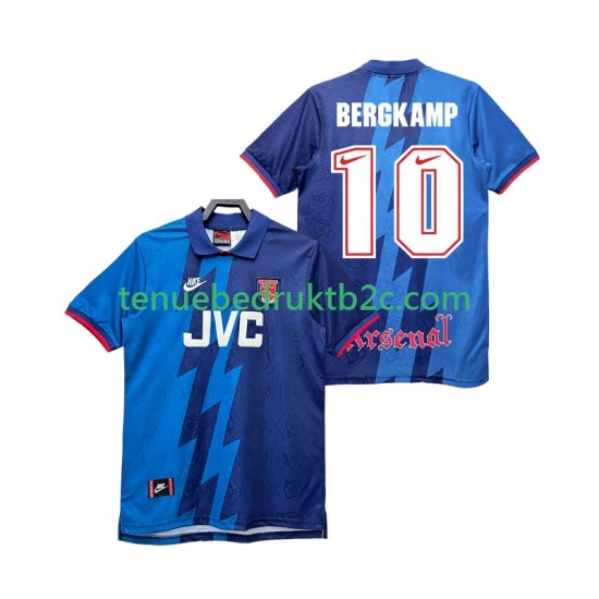 Uitshirt Retro Arsenal BERGKAMP 10 1995 1996 Mannen S-S