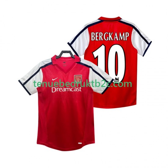 Thuisshirt Retro Arsenal BERGKAMP 10 2001 Mannen 2002 S-S