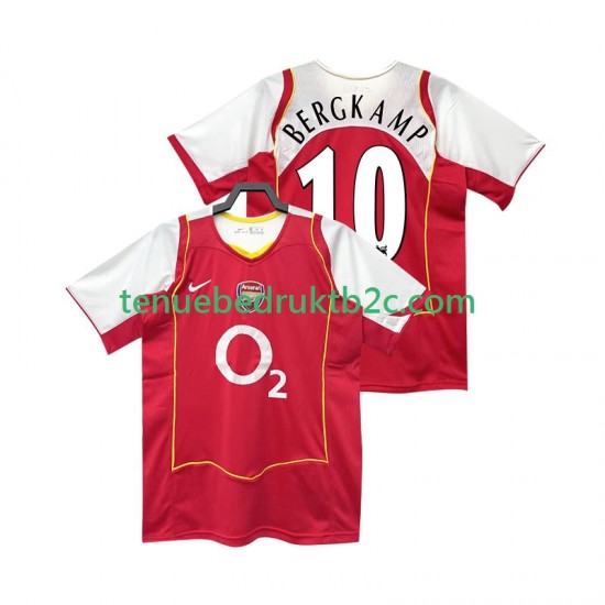 Thuisshirt Retro Arsenal BERGKAMP 10 2005 Mannen 2004 S-S
