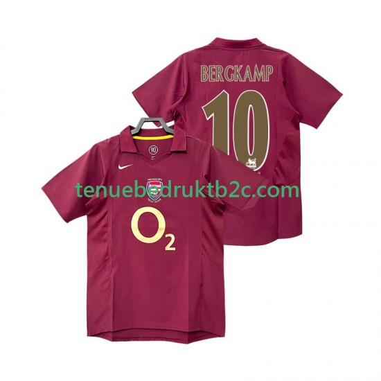 Thuisshirt Retro Arsenal BERGKAMP 10 2005 Mannen 2006 S-S