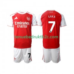 Thuisshirt Arsenal Bukayo Saka 7 Voetbalteneu Kinderen 2025-26 S-S