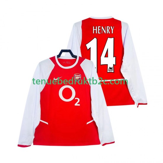 Thuisshirt Retro Arsenal Henry 14 2003 Mannen 2002 L-S