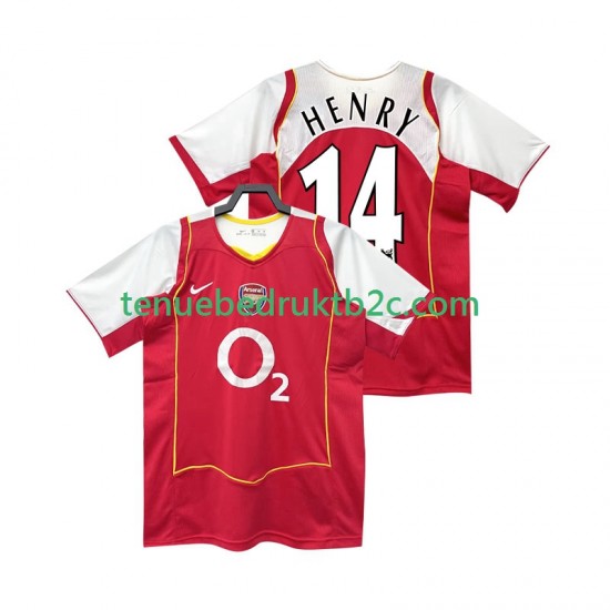Thuisshirt Retro Arsenal Henry 14 2005 Mannen 2004 S-S