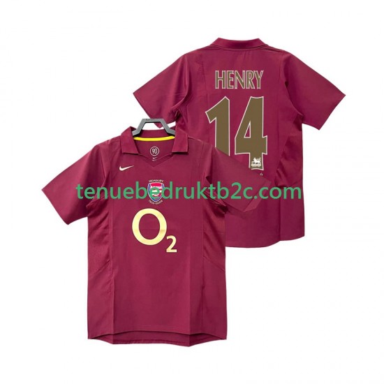 Thuisshirt Retro Arsenal Henry 14 2005 Mannen 2006 S-S