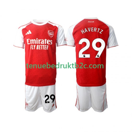 Thuisshirt Arsenal Kai Havertz 29 Voetbalteneu Kinderen 2025-26 S-S