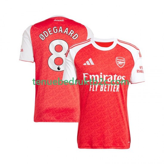 Thuisshirt Arsenal Martin Odegaard 8 Mannen 2025-26 S-S