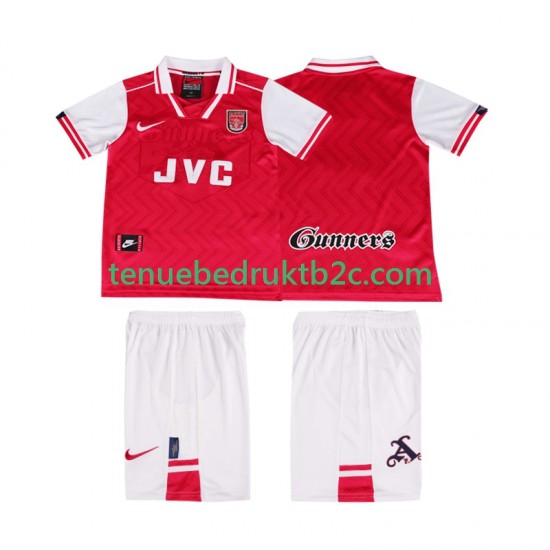 Thuisshirt Retro Arsenal 1996 1997 Voetbalteneu Kinderen S-S