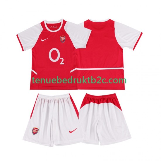 Thuisshirt Retro Arsenal 2003 Voetbalteneu Kinderen 2002 S-S