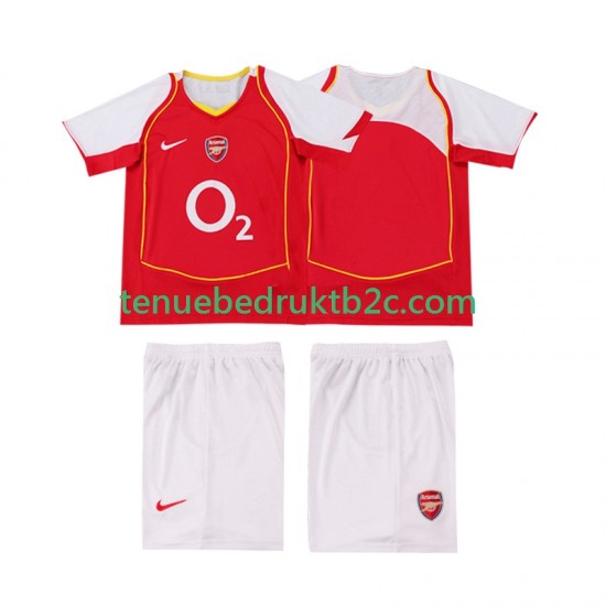 Thuisshirt Retro Arsenal 2005 Voetbalteneu Kinderen 2004 S-S
