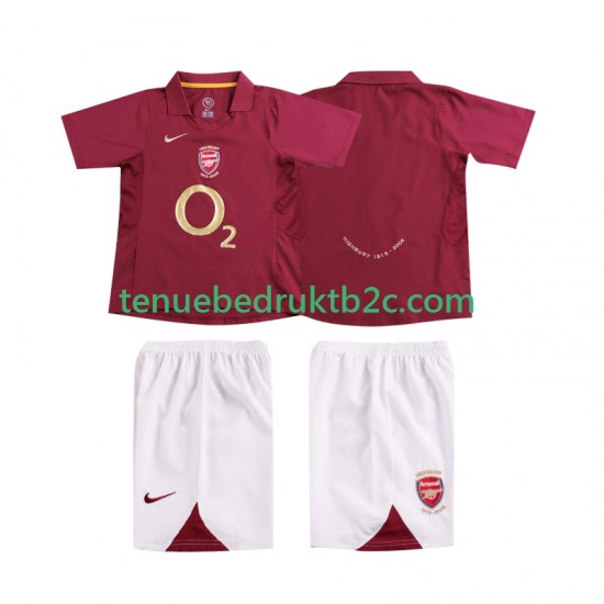 Thuisshirt Retro Arsenal 2005 Voetbalteneu Kinderen 2006 S-S