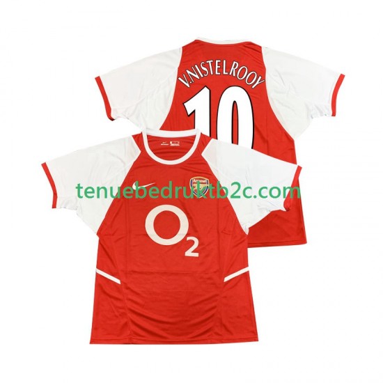 Thuisshirt Retro Arsenal Ruud van Nistelrooy 10 2003 Mannen 2002 S-S