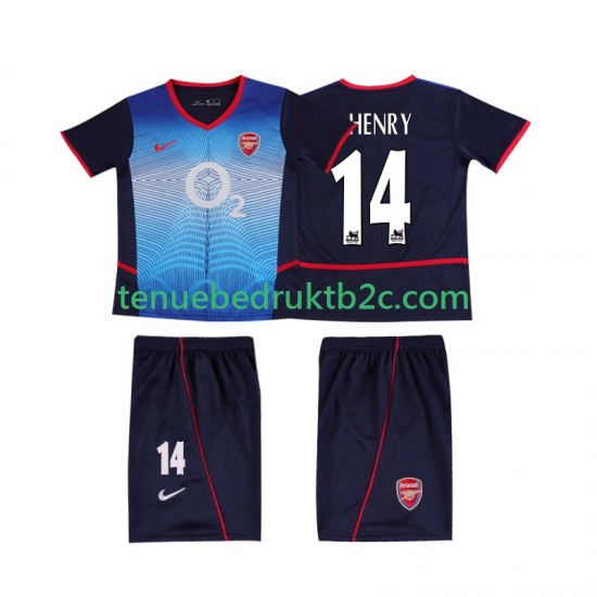 Uitshirt Retro Arsenal Thierry Henry 14 Voetbalteneu Kinderen 2004 2002 S-S
