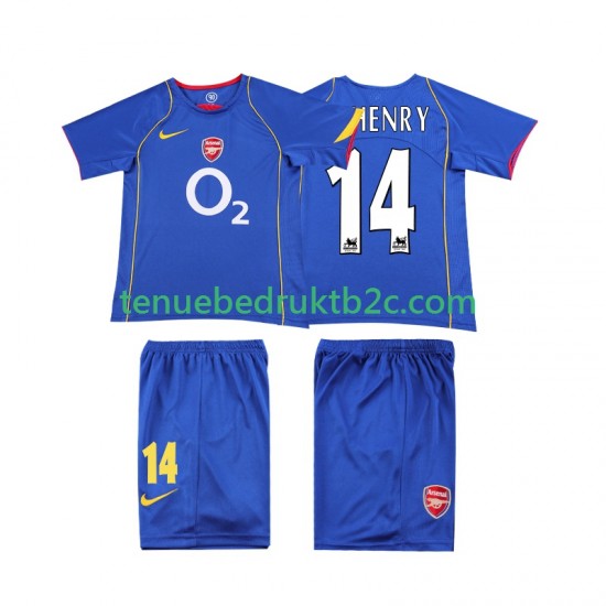 Uitshirt Retro Arsenal Thierry Henry 14 2005 Voetbalteneu Kinderen 2004 S-S
