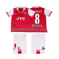 Thuisshirt Retro Arsenal WRIGHT 8 1996 1997 Voetbalteneu Kinderen S-S