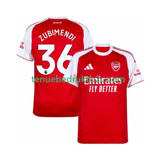 Thuisshirt Arsenal Zubimendi 36 Mannen 2025-26 S-S