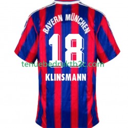 Thuisshirt Retro FC Bayern München Klinsmann 18 1995 1997 Mannen S-S
