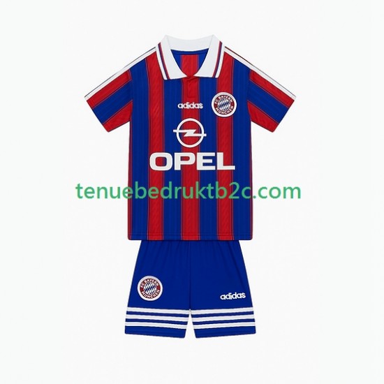 Thuisshirt Retro FC Bayern München 1995 1997 Voetbalteneu Kinderen S-S
