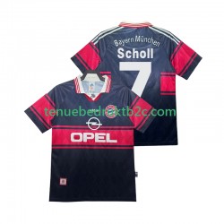 Thuisshirt Retro FC Bayern München Scholl 7 1997 Mannen 1999 S-S