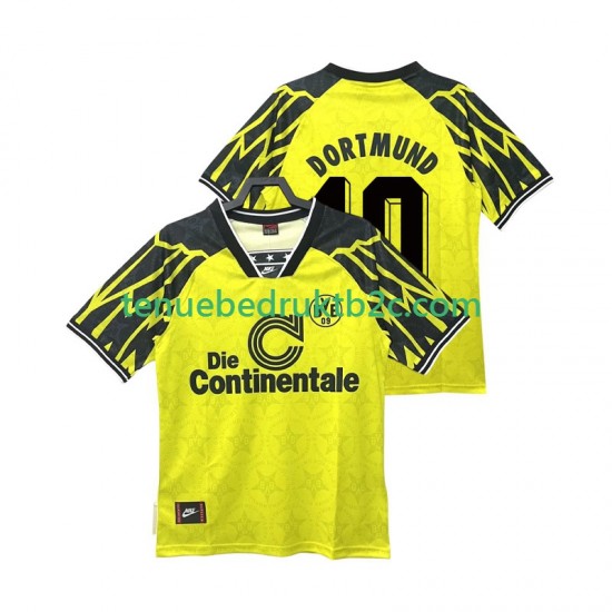 Thuisshirt Retro Borussia Dortmund Moller 10 1995 Mannen 1994 S-S