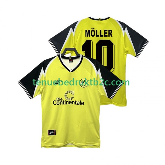 Thuisshirt Retro Borussia Dortmund Moller 10 1995 1996 Mannen S-S