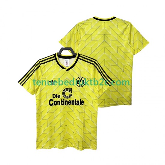 Thuisshirt Retro Borussia Dortmund 1988 1989 Mannen S-S