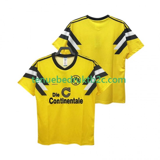 Thuisshirt Retro Borussia Dortmund DFB-POKAL 1989 Mannen S-S