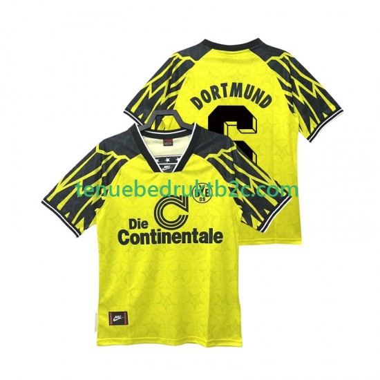 Thuisshirt Retro Borussia Dortmund SAMMER 6 1995 Mannen 1994 S-S