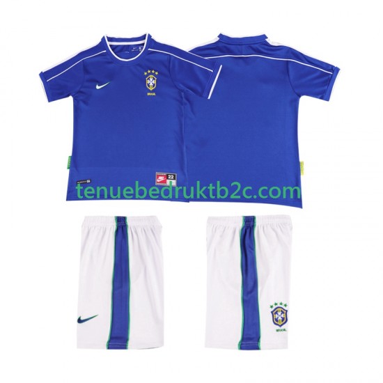 Uitshirt Retro Brazilië Voetbalteneu Kinderen 1998 S-S