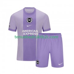 Uitshirt Brighton Hove Albion Voetbalteneu Kinderen 2025-26 S-S