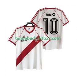 Thuisshirt Retro CA River Plate 10 1986 Mannen S-S