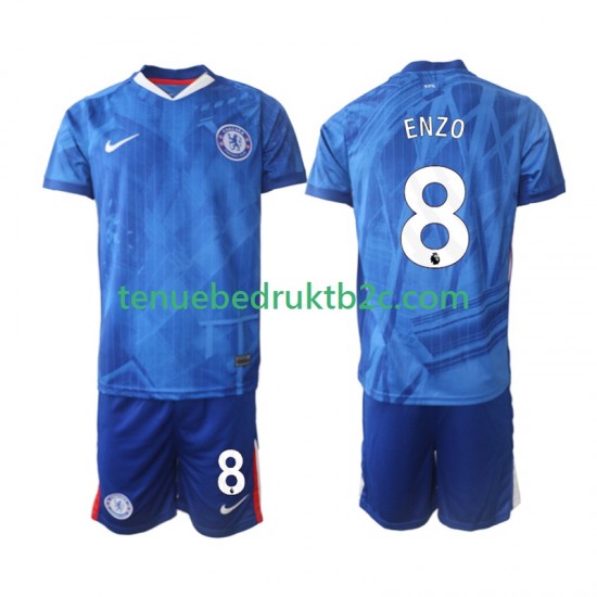 Thuisshirt Chelsea Enzo Fernandez 8 Voetbalteneu Kinderen 2025-26 S-S