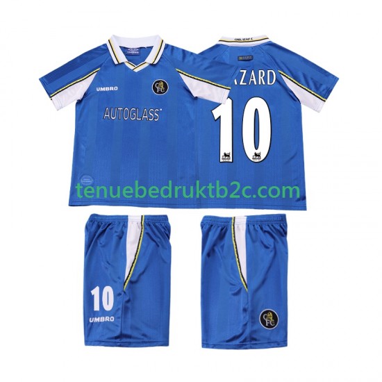 Thuisshirt Retro Chelsea HAZARD 10 1997 Voetbalteneu Kinderen 1999 S-S