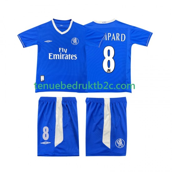 Thuisshirt Retro Chelsea LAMPARD 8 2003 2005 Voetbalteneu Kinderen S-S