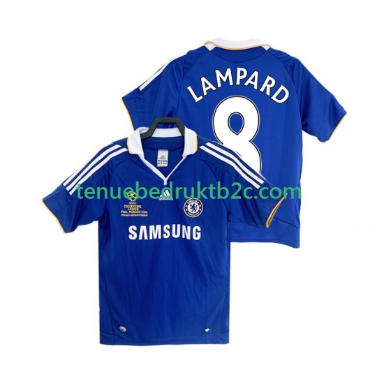 Thuisshirt Retro Chelsea LAMPARD 8 2007 Mannen 2008 S-S