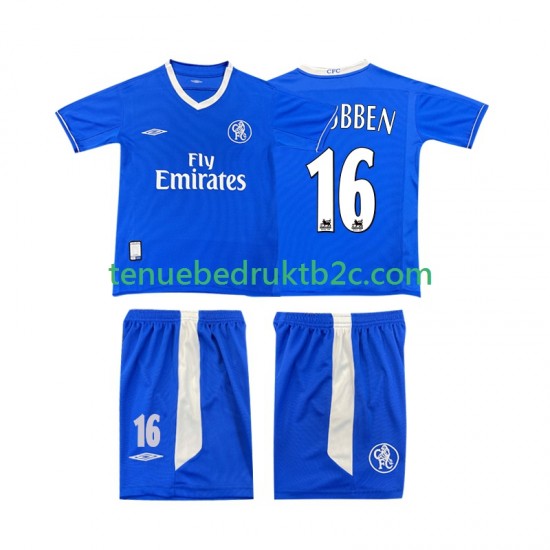 Thuisshirt Retro Chelsea Robben 16 2003 2005 Voetbalteneu Kinderen S-S