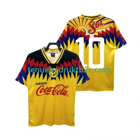 Thuisshirt Retro Club América 10 1995 Mannen S-S