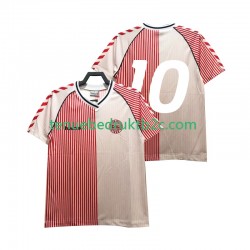 Thuisshirt Retro Denemarken 1986 Mannen S-S
