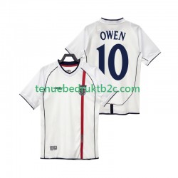 Thuisshirt Retro Engeland OWEN 10 Mannen 2002 S-S