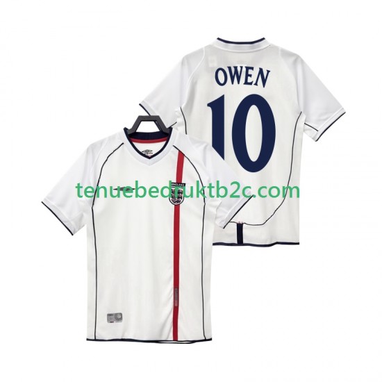 Thuisshirt Retro Engeland OWEN 10 Mannen 2002 S-S