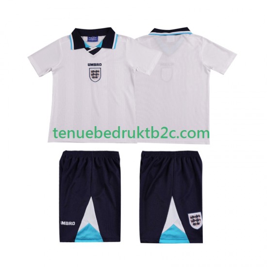 Thuisshirt Retro Engeland 1996 Voetbalteneu Kinderen S-S