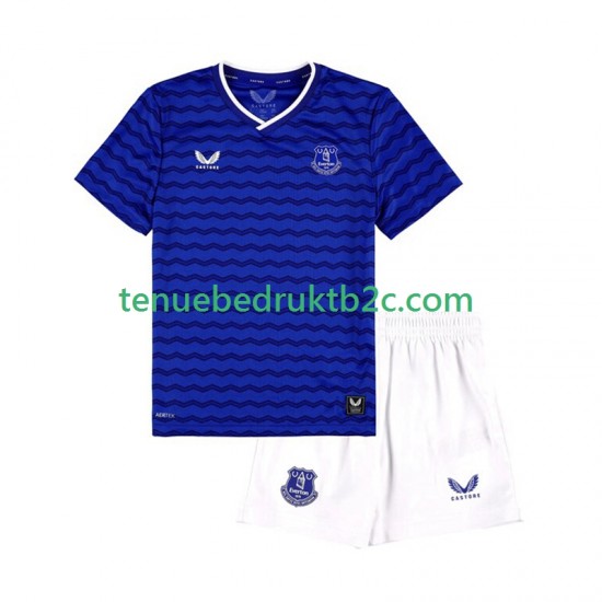 Thuisshirt Everton Voetbalteneu Kinderen 2025-26 S-S