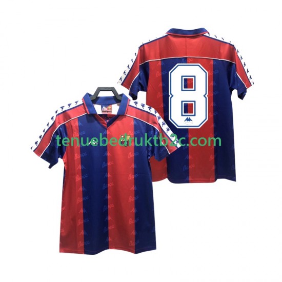 Thuisshirt Retro FC Barcelona 8 1992 1995 Mannen S-S